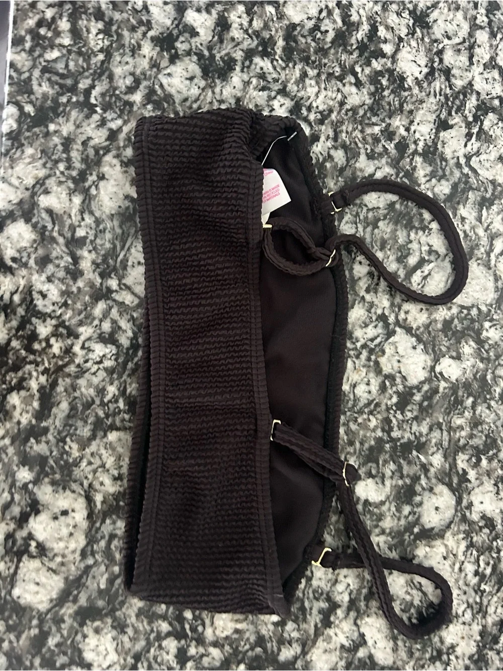 No Boundaries textured bandeau
